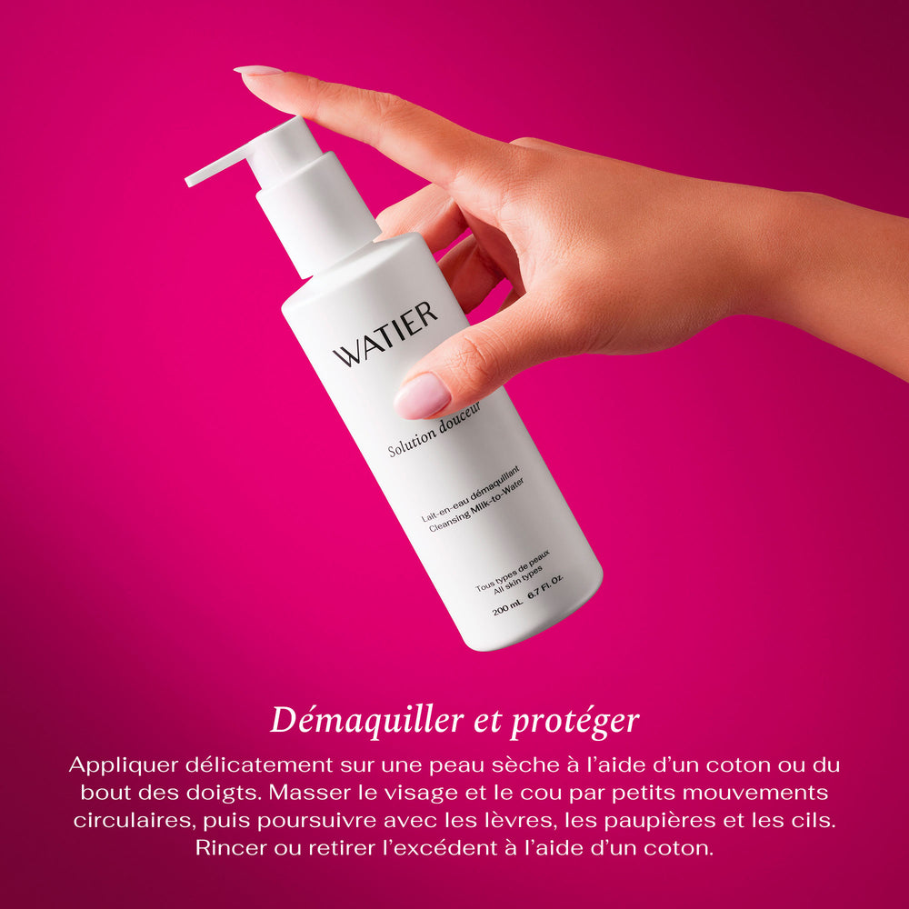 Solution Douceur Lait-en-eau démaquillant