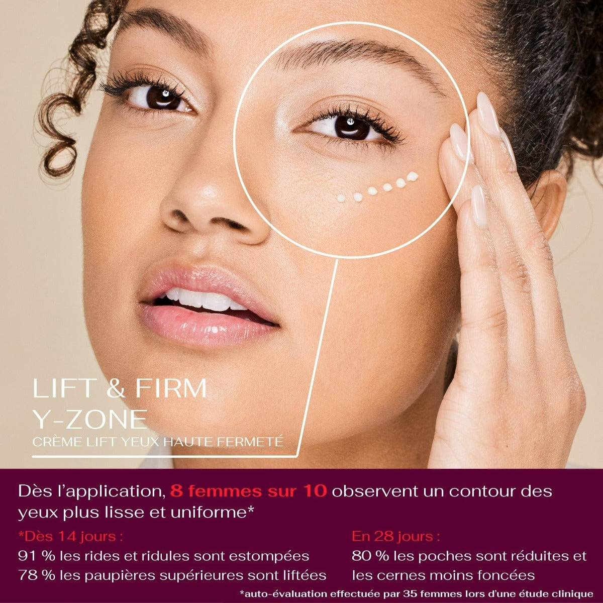 Lift & Firm Y-Zone Rituel beauté haute fermeté