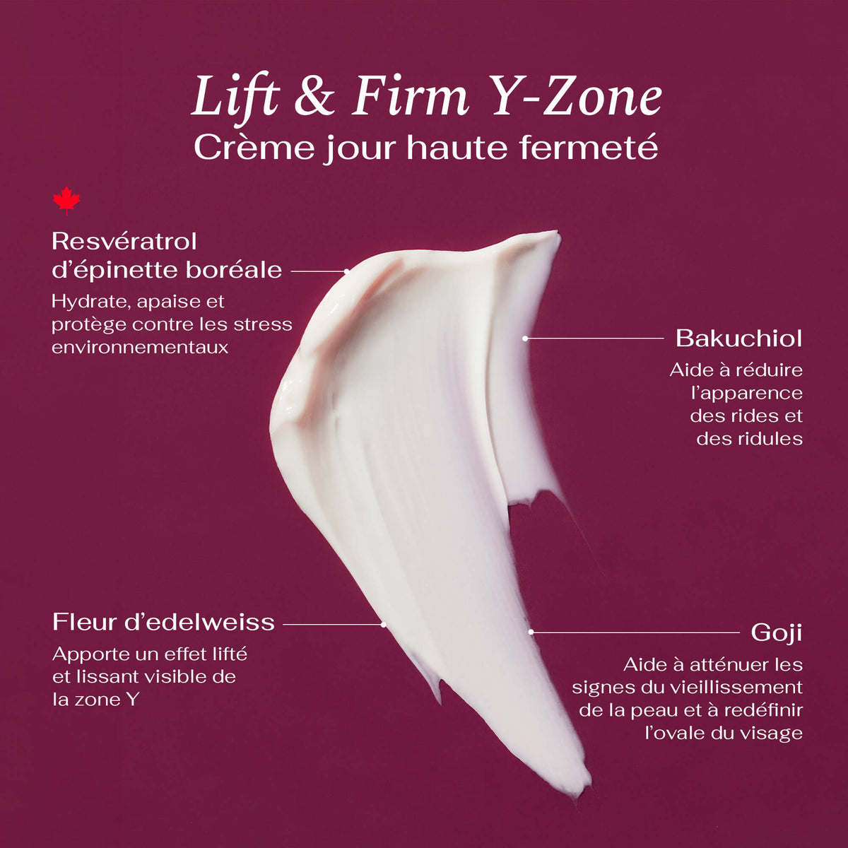 Lift & Firm Y-Zone Rituel beauté haute fermeté