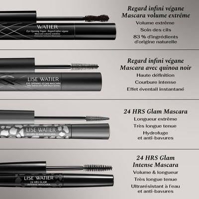 Regard Infini Végane Mascara avec quinoa noir
