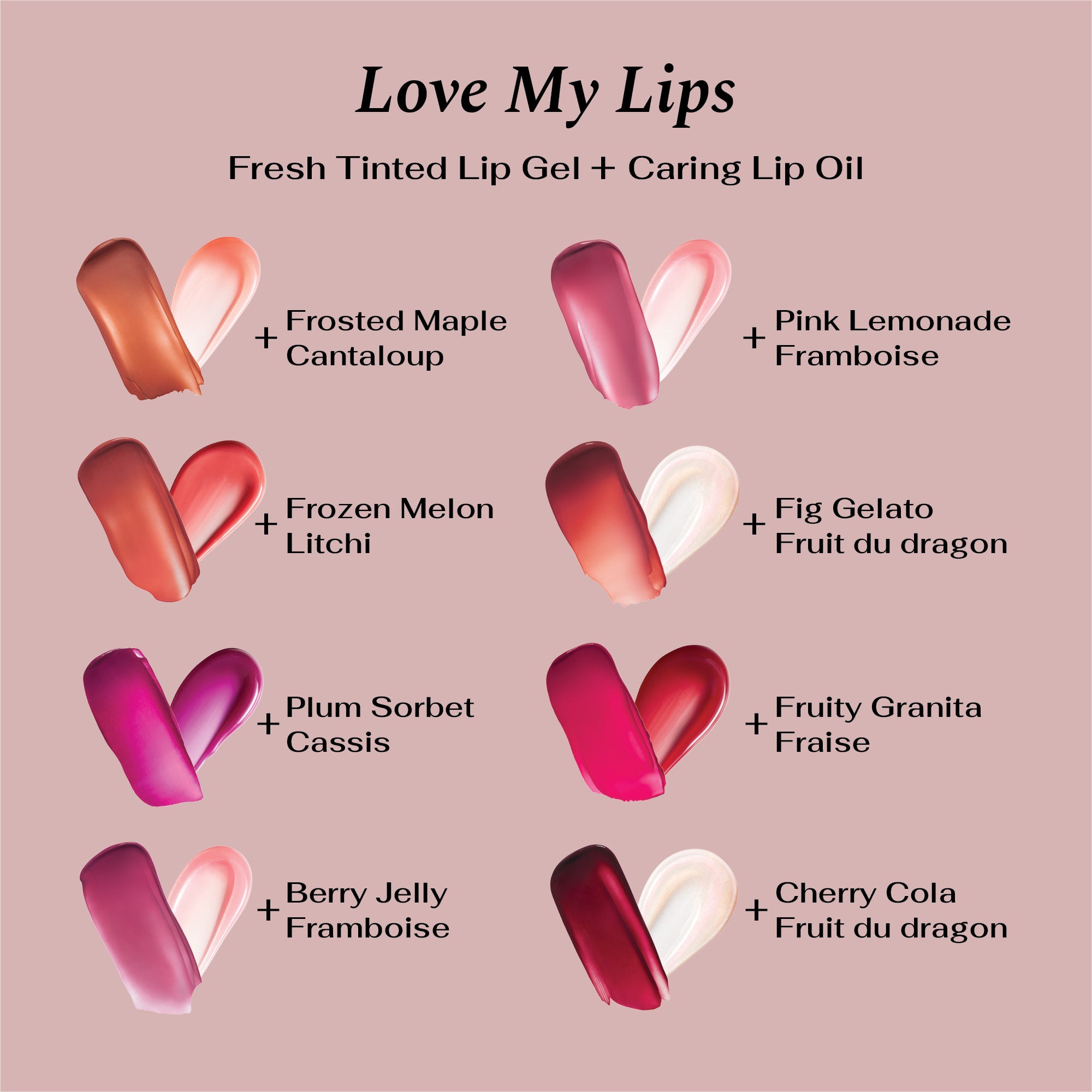 リップライナー HD MATTE LIPTINT 10pcs Love My Lips Fresh Tinted Lip Gel – Watier