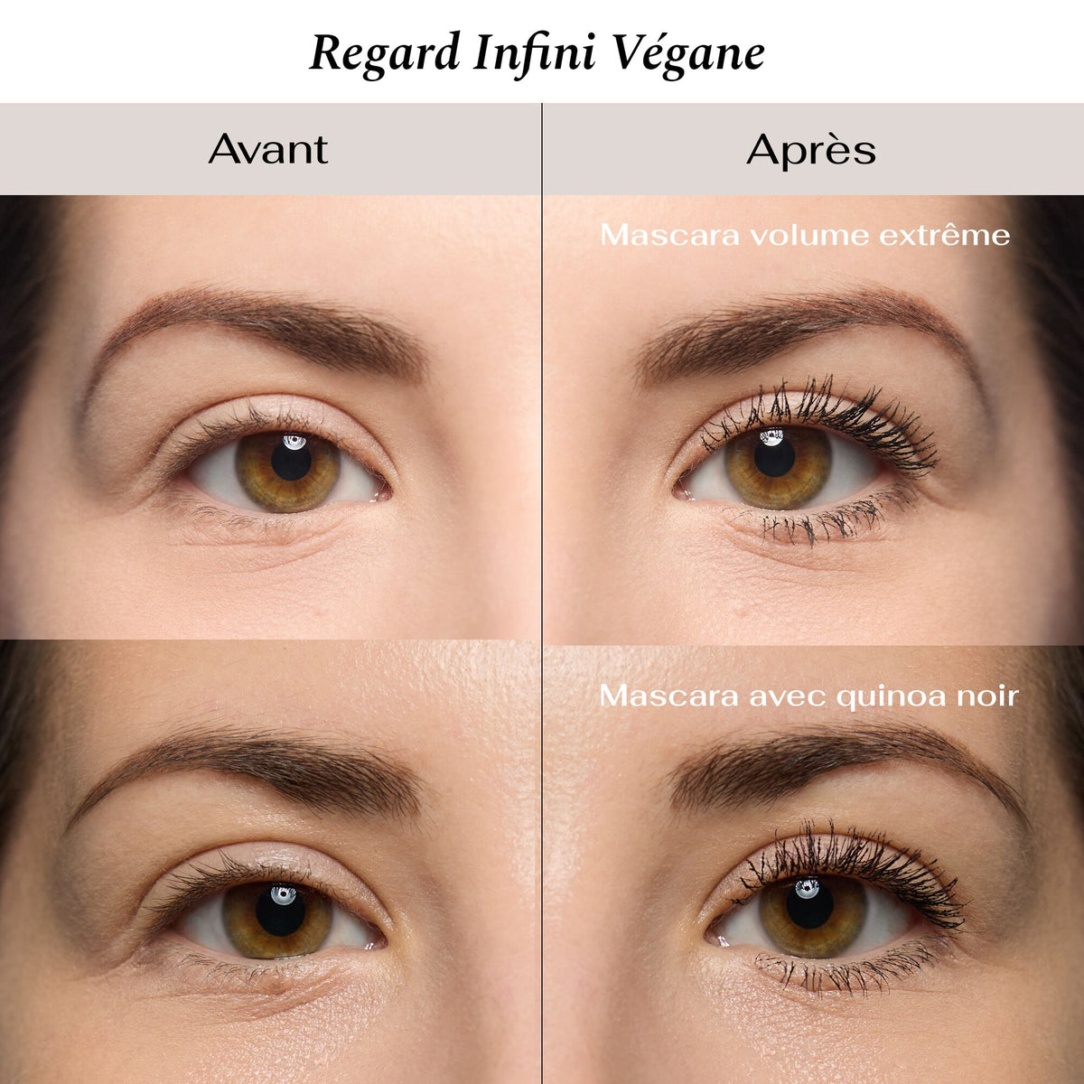 Regard Infini Végane Mascara avec quinoa noir