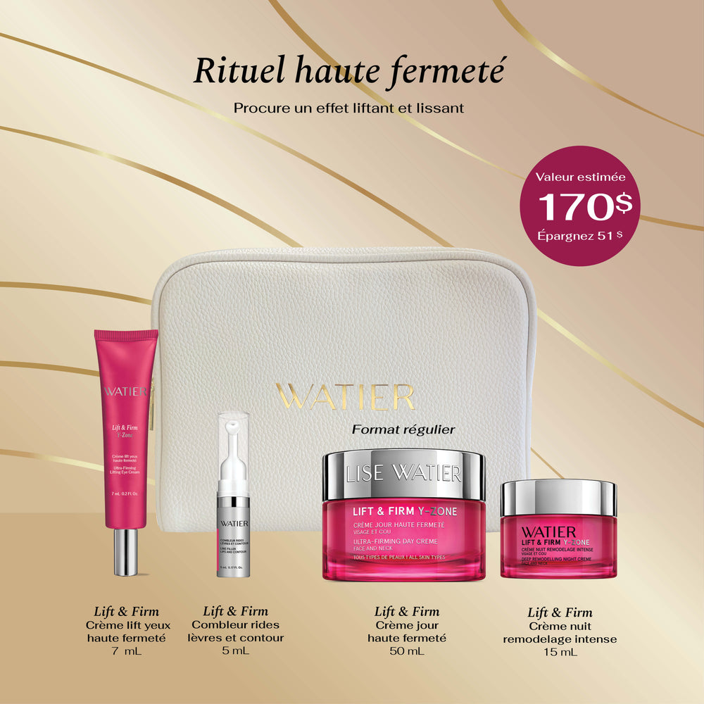 Lift & Firm Y-Zone Rituel beauté haute fermeté